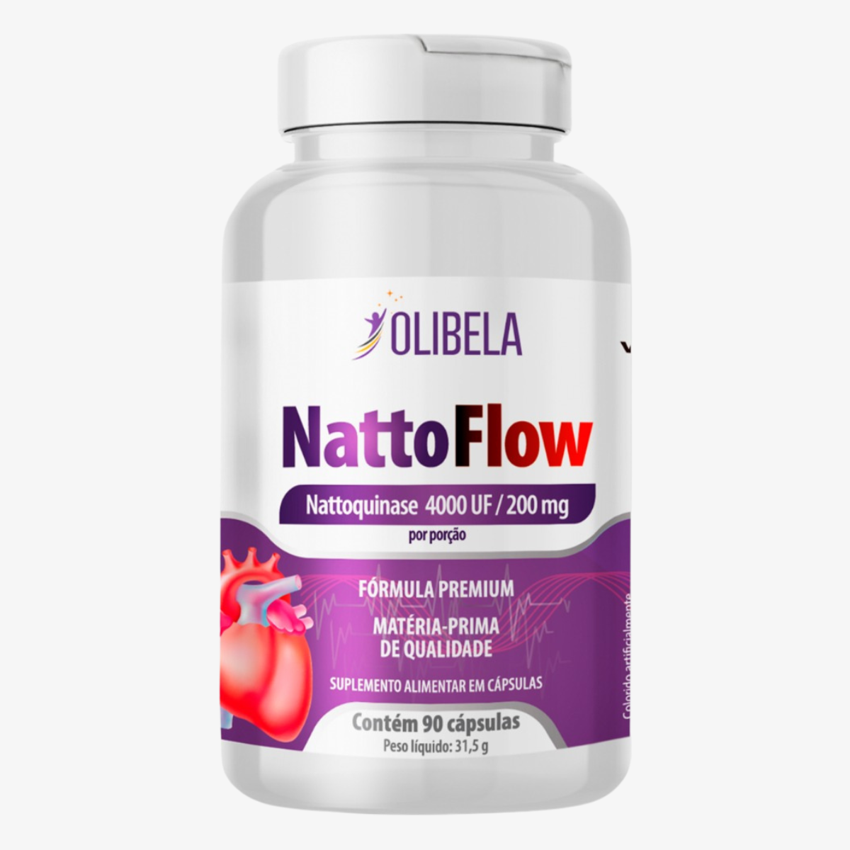 Nattokinase 4.000 Uf 200mg 90 Capsulas