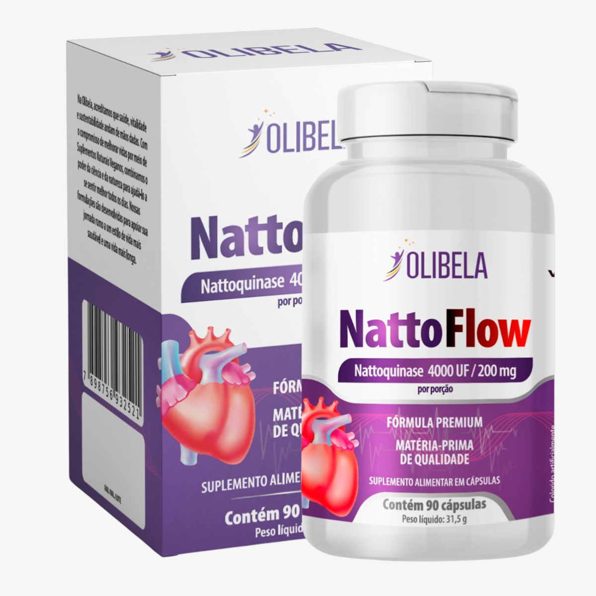 Nattokinase 4.000 Uf 200mg 90 Capsulas