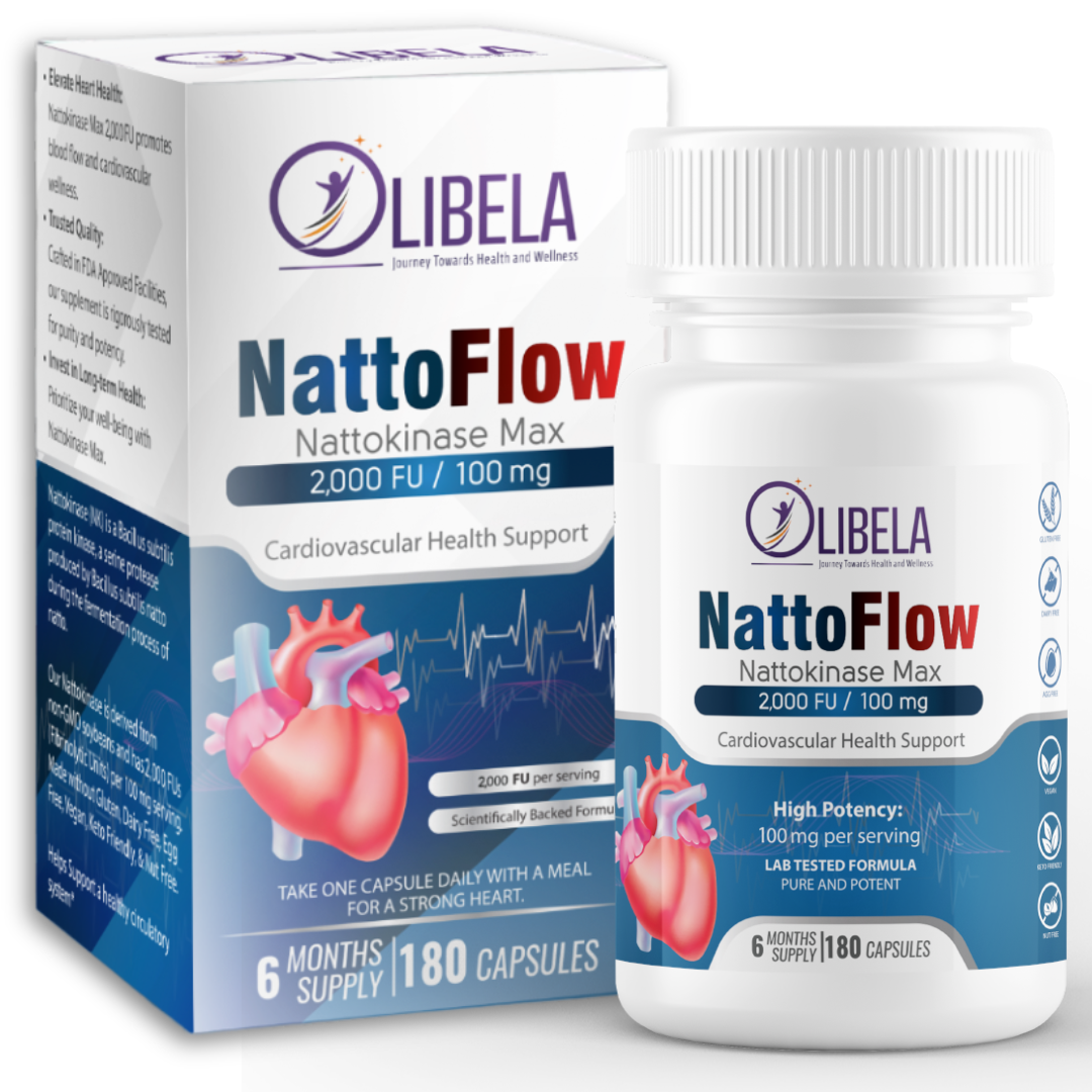 Olibela Nattokinase 2.000 UF 100mg – Suplemento para Saúde Cardiovascular e Circulação Sanguínea