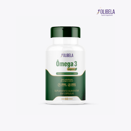 Ômega 3 DHA vegano com vitaminas e minerais - Plant Based
